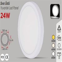 YCL EKO 24W.S.Ü.YUVARLAK PANEL G.IŞIĞI 1